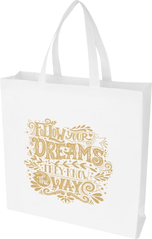 EcoSeal GRS recycled nonwoven gusset tote bag 12L 6