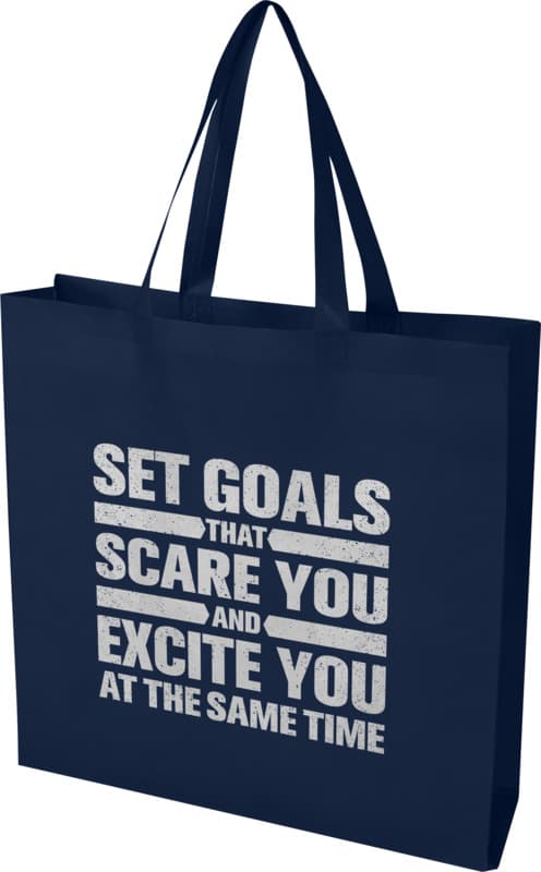 EcoSeal GRS recycled nonwoven gusset tote bag 12L 24