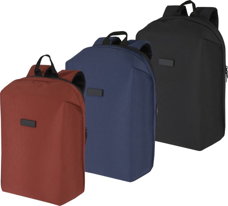 Luma 15" GRS recycled anti-theft laptop backpack 10L 23