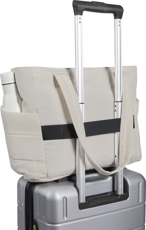 Puffer 15.6" GRS recycled laptop tote bag 18L  3