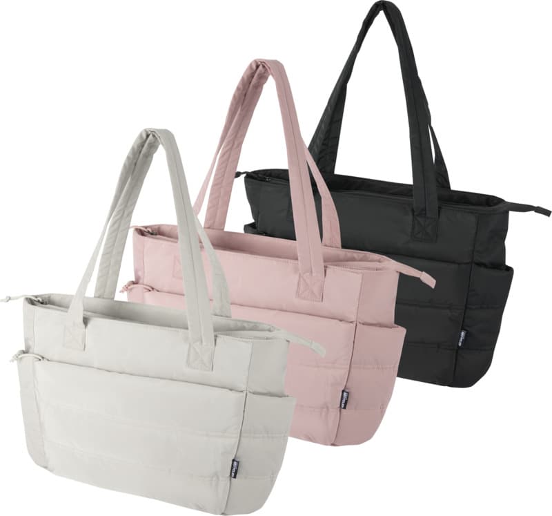 Puffer 15.6" GRS recycled laptop tote bag 18L  20