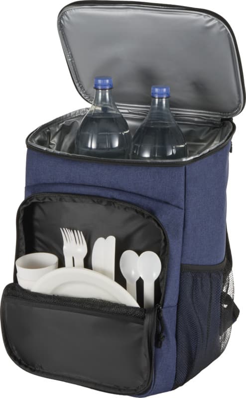 Tundra GRS recycled picnic cooler backpack with cutlery set 20L 13