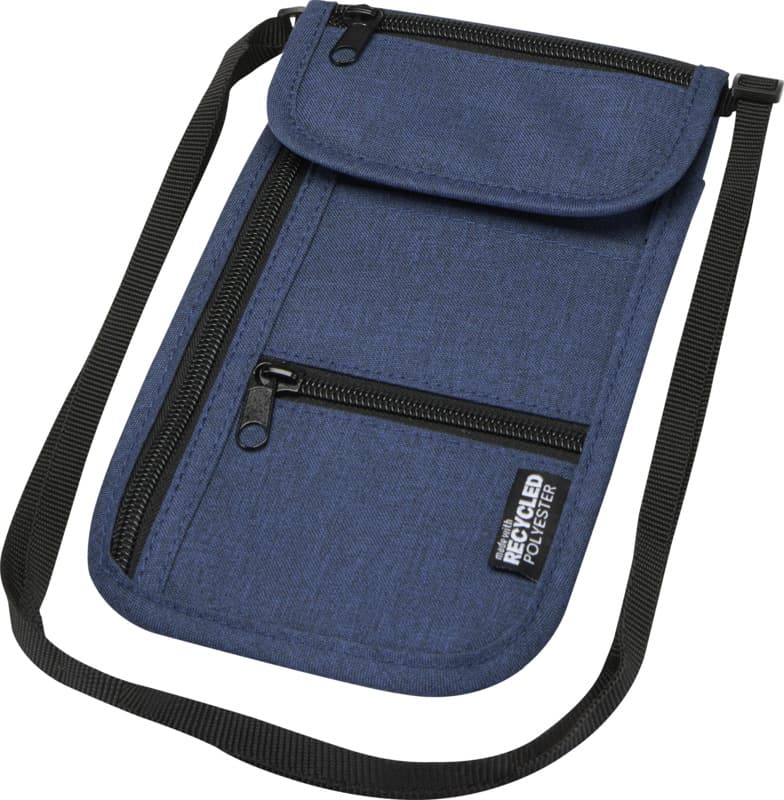 Ross GRS recycled smart travel pouch