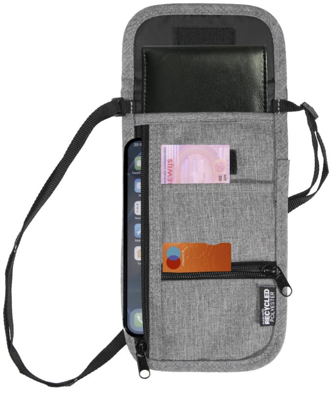 Ross GRS recycled smart travel pouch 11