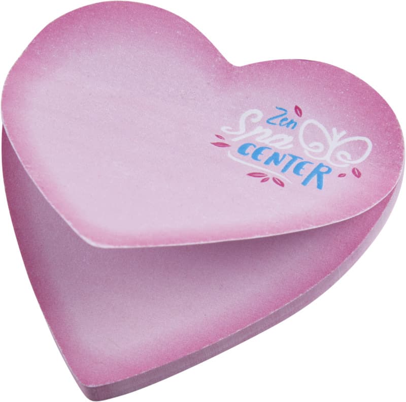Sticky-Mate® heart-shaped recycled sticky notes 3