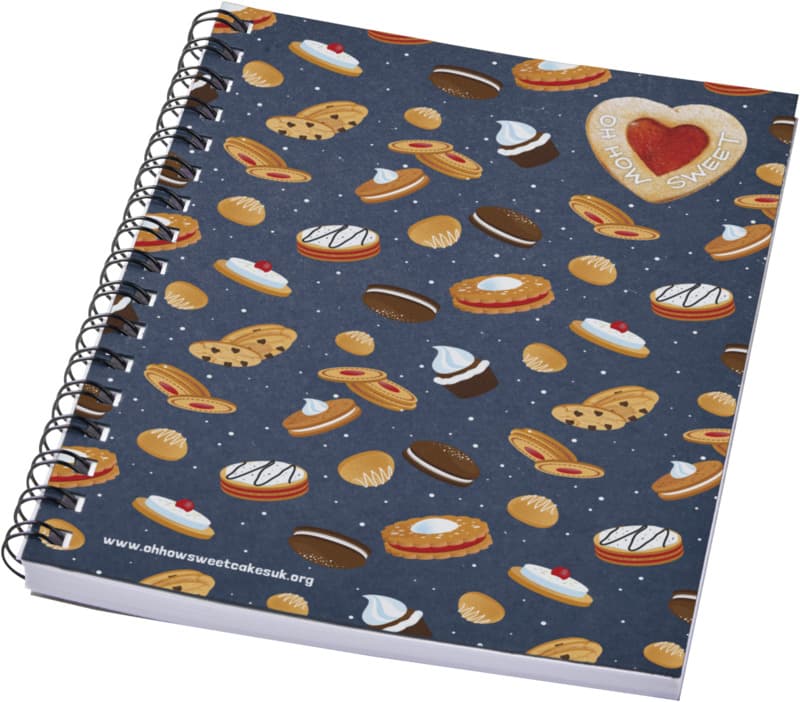 Desk-Mate® A6 colour spiral notebook 9