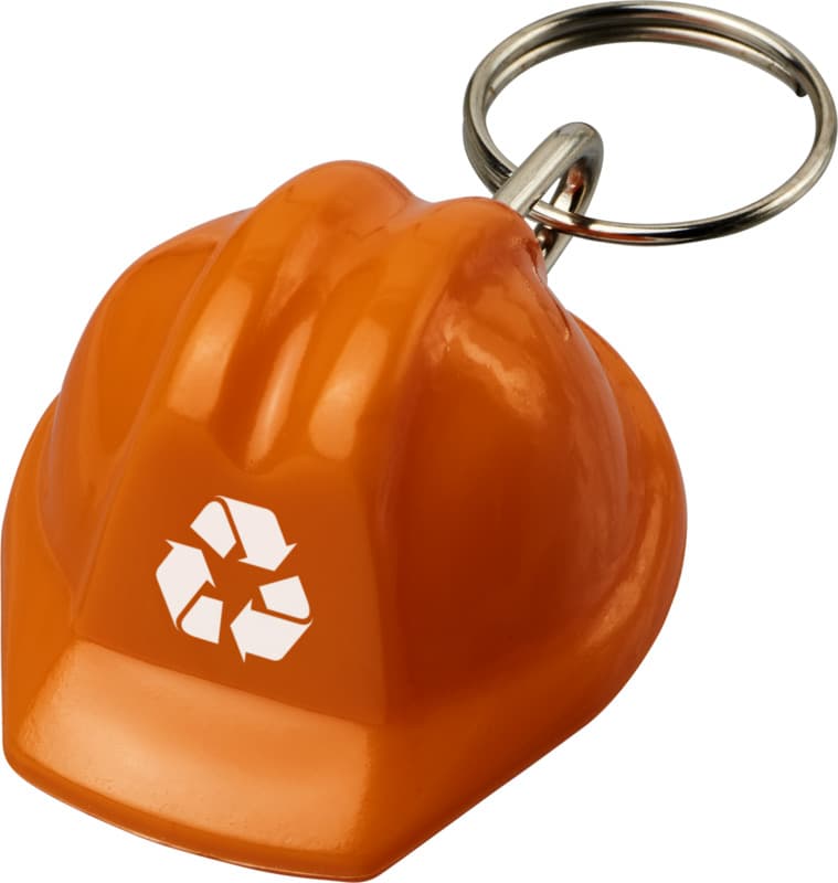 Kolt hard hat-shaped recycled keychain 6