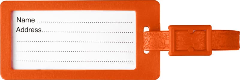 River recycled window luggage tag 14