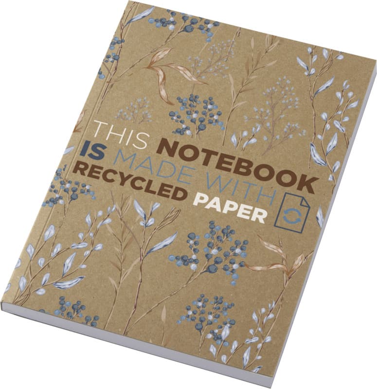 Novella Austen A5 recycled soft cover kraft notebook - 100 sheets 1