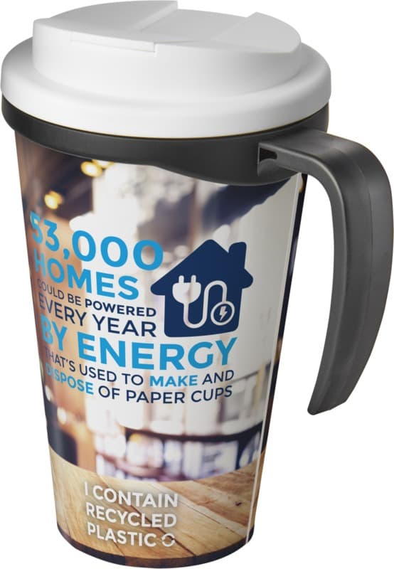 Brite-Americano® Grande 350 ml mug with spill-proof lid 7