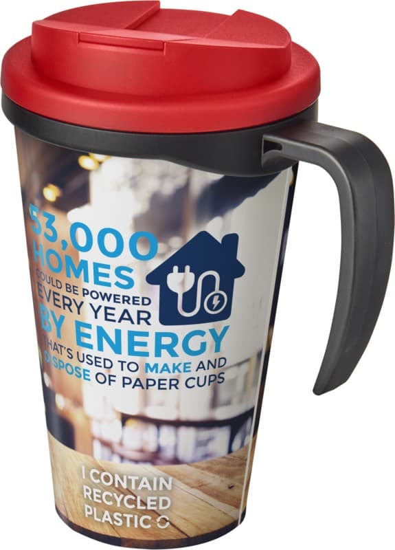 Brite-Americano® Grande 350 ml mug with spill-proof lid 13