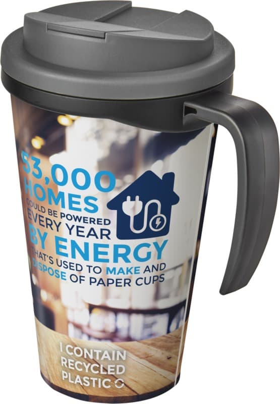 Brite-Americano® Grande 350 ml mug with spill-proof lid 25