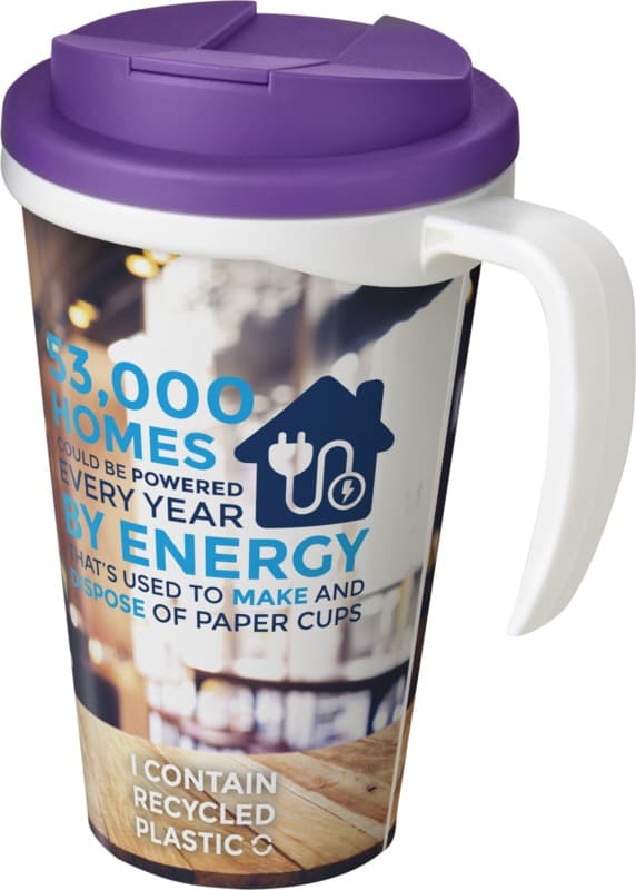 Brite-Americano® Grande 350 ml mug with spill-proof lid 67