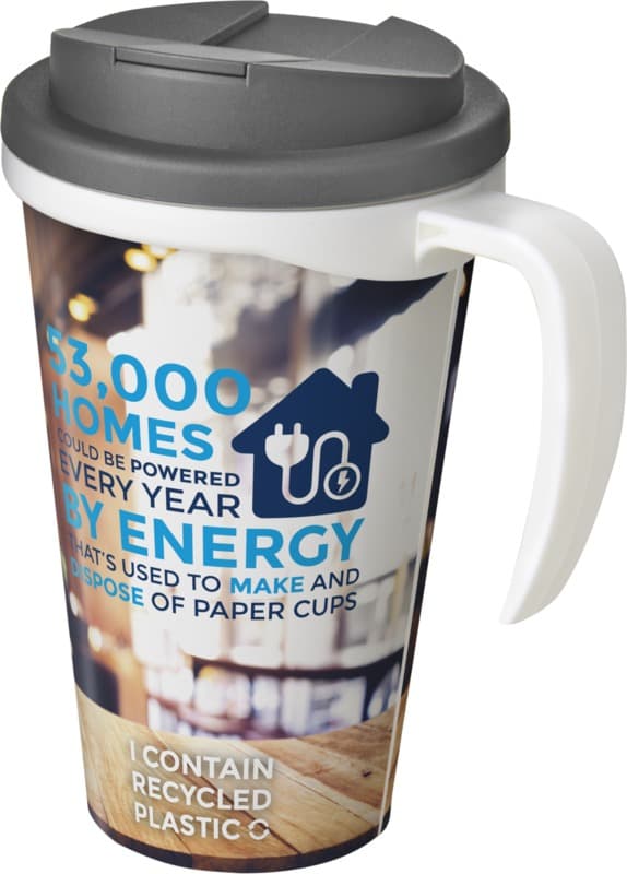 Brite-Americano® Grande 350 ml mug with spill-proof lid 79