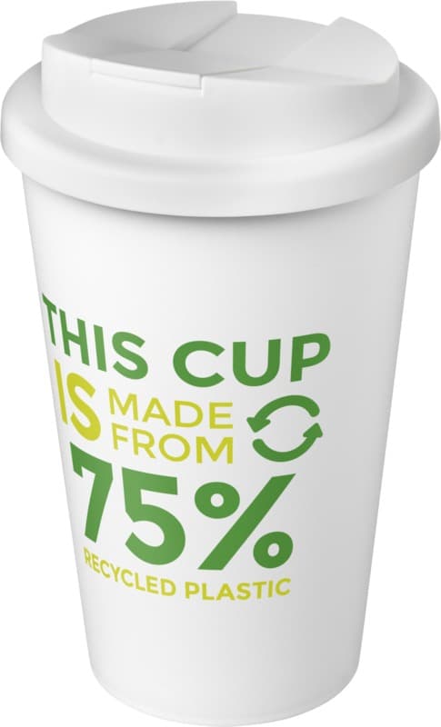 Americano® Eco 350 ml recycled tumbler with spill-proof lid 10