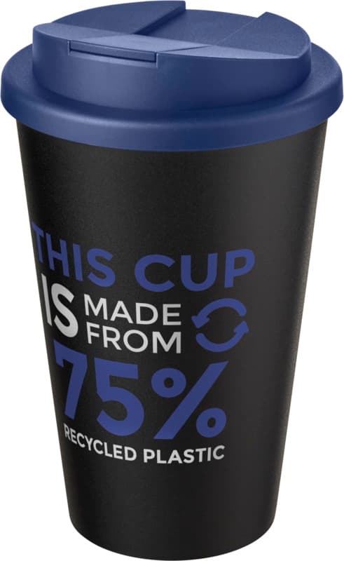 Americano® Eco 350 ml recycled tumbler with spill-proof lid 100