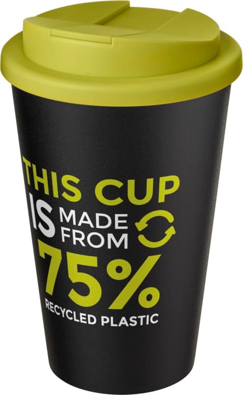 Americano® Eco 350 ml recycled tumbler with spill-proof lid 120