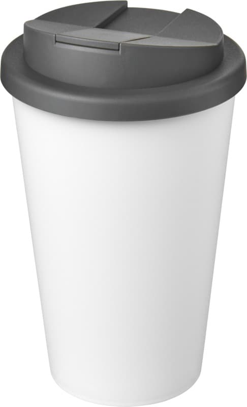 Americano® Eco 350 ml recycled tumbler with spill-proof lid 136