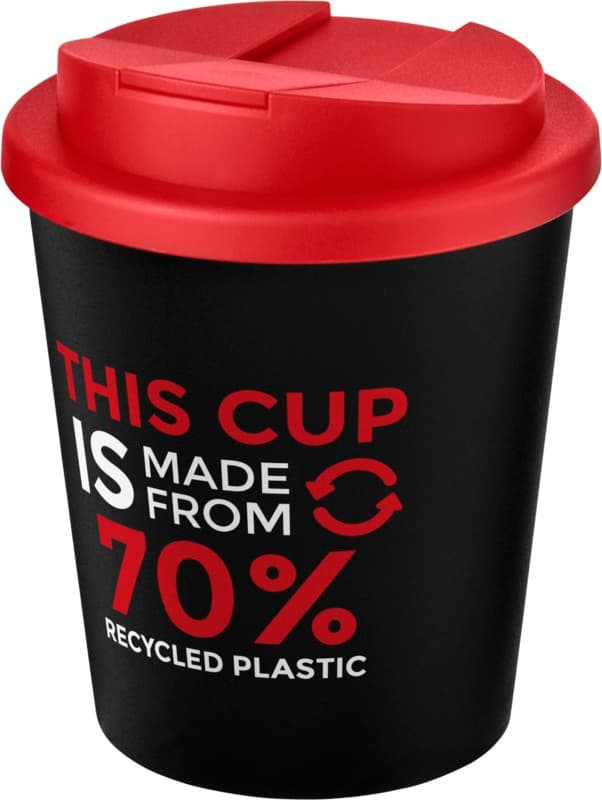 Americano® Espresso Eco 250 ml recycled tumbler with spill-proof lid  10
