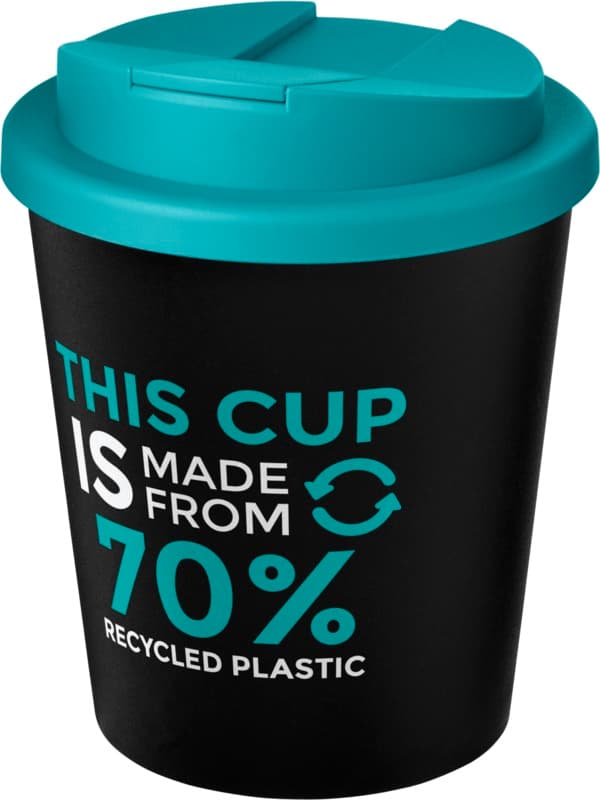 Americano® Espresso Eco 250 ml recycled tumbler with spill-proof lid  45