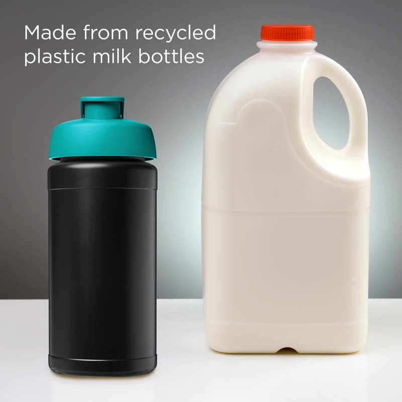 Baseline 500 ml recycled sport bottle with flip lid 59