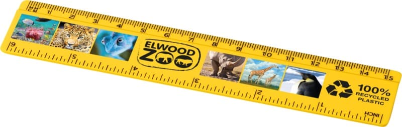Refari 15 cm recycled plastic ruler 8
