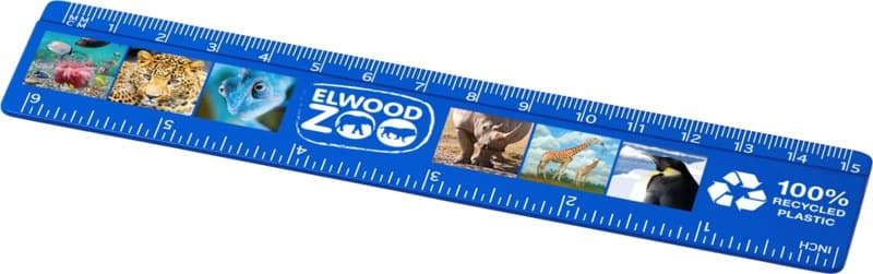 Refari 15 cm recycled plastic ruler 16