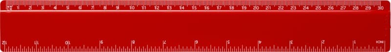 Refari 30 cm recycled plastic ruler 10