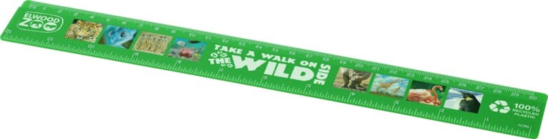 Refari 30 cm recycled plastic ruler 20