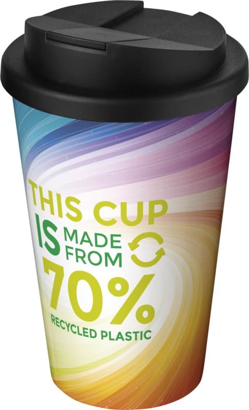 Brite-Americano® Eco 350 ml spill-proof insulated tumbler 33