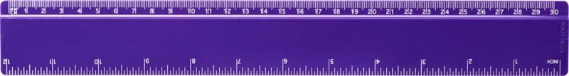 Renzo 30 cm plastic ruler 34