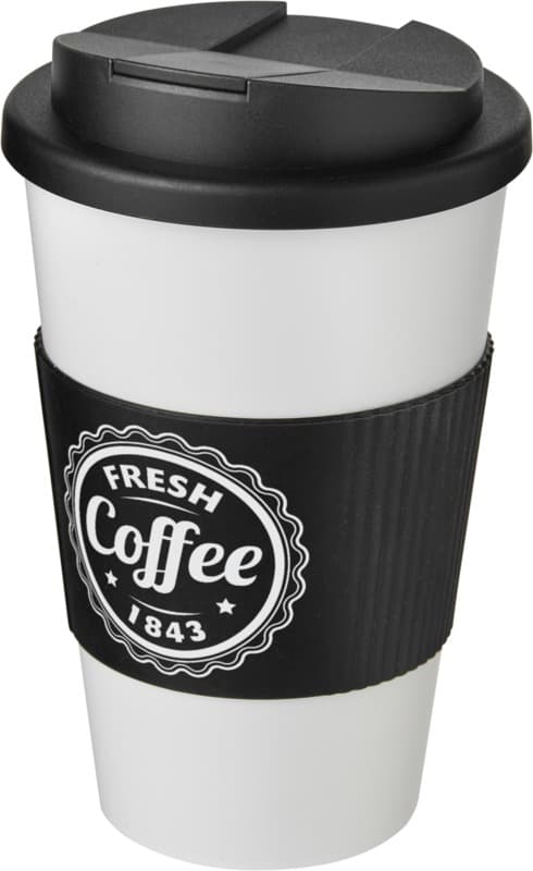 Americano® 350 ml tumbler with grip & spill-proof lid 5