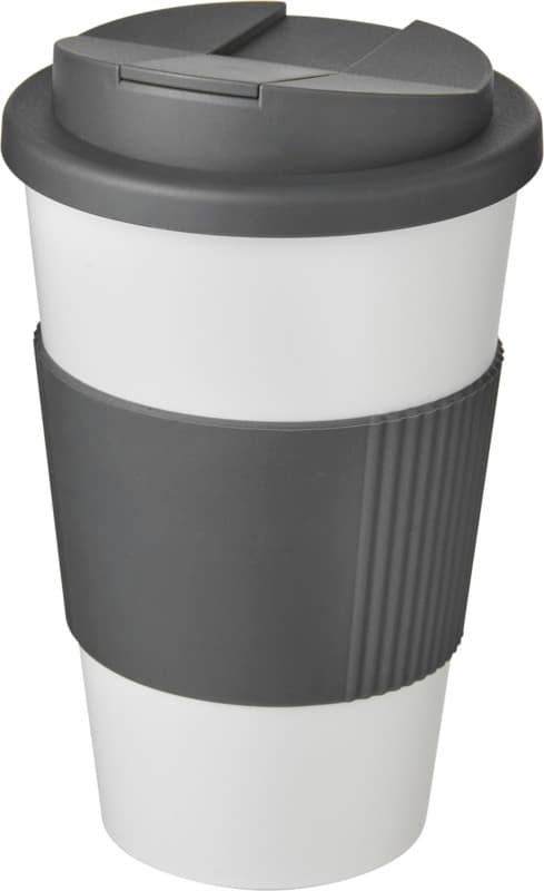 Americano® 350 ml tumbler with grip & spill-proof lid 41