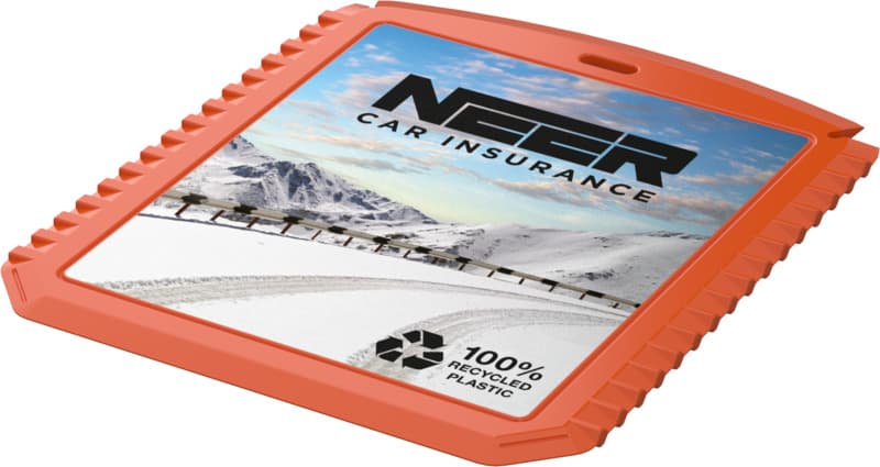 Thrym rectangular recycled plastic ice scraper 16