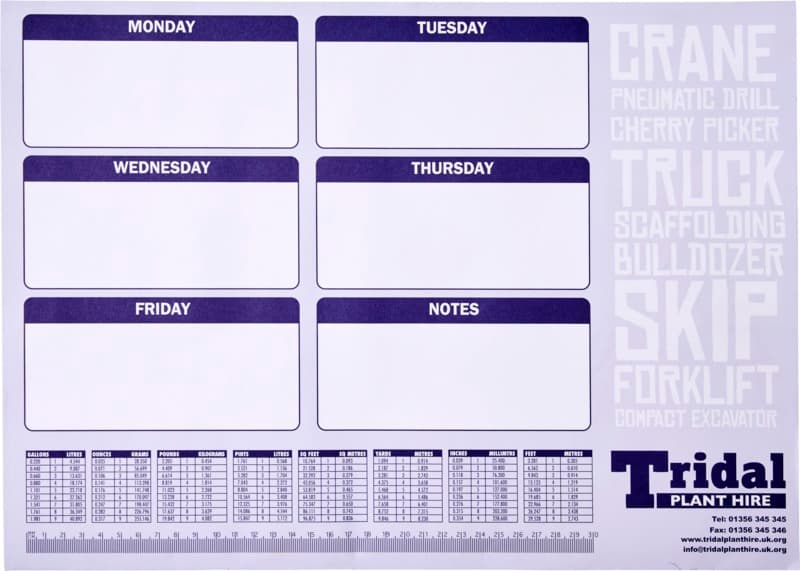 Desk-Mate® A2 notepad 2