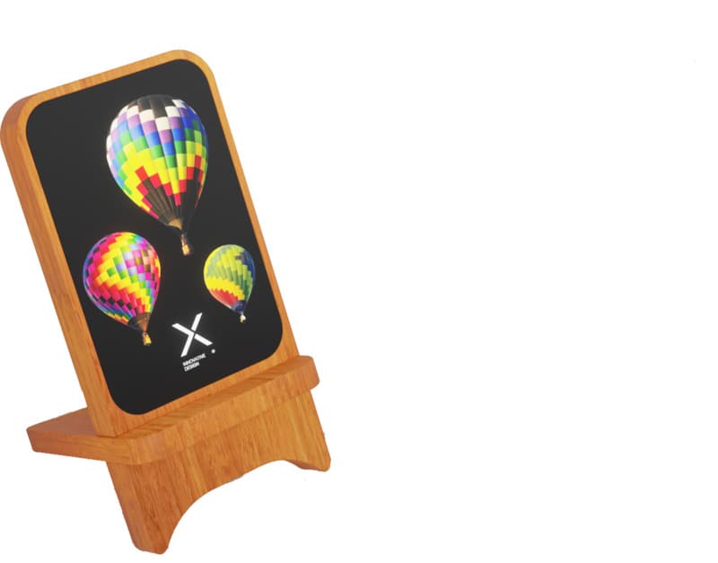 SCX.design W16 15W light-up wireless wooden stand 1
