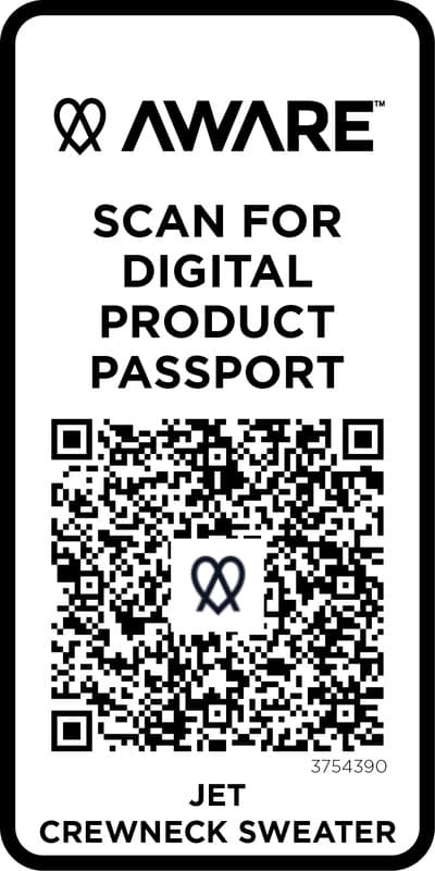 Jet unisex Aware™ recycled crewneck sweater 16