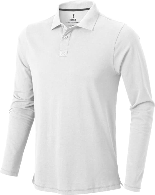 Oakville long sleeve men's polo
