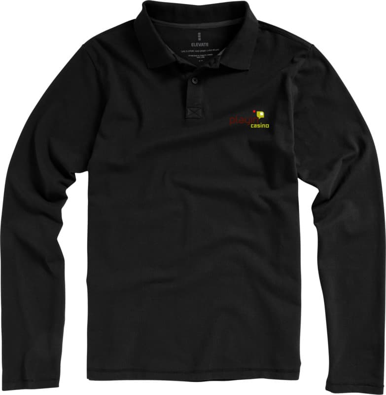 Oakville long sleeve men's polo 30