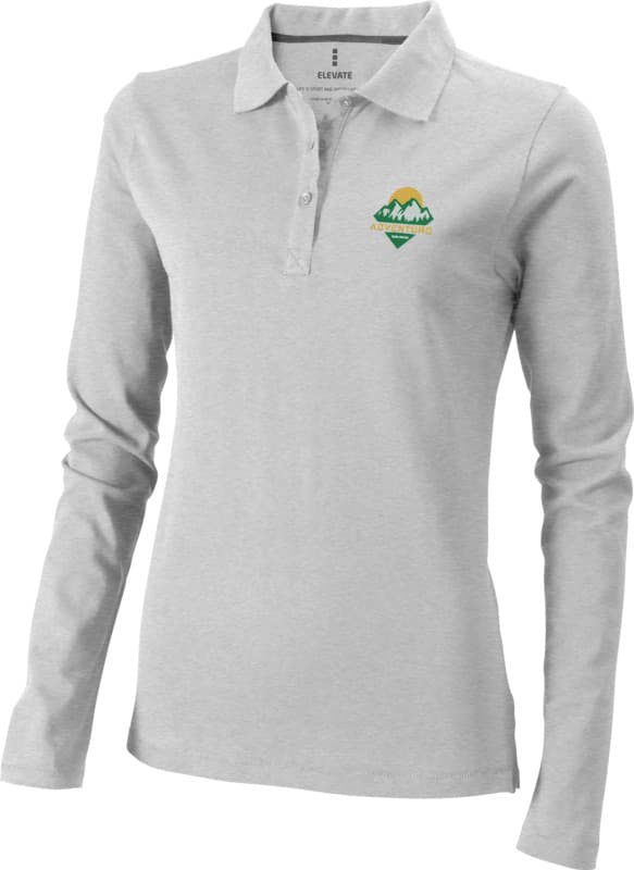 Oakville long sleeve women's polo 23