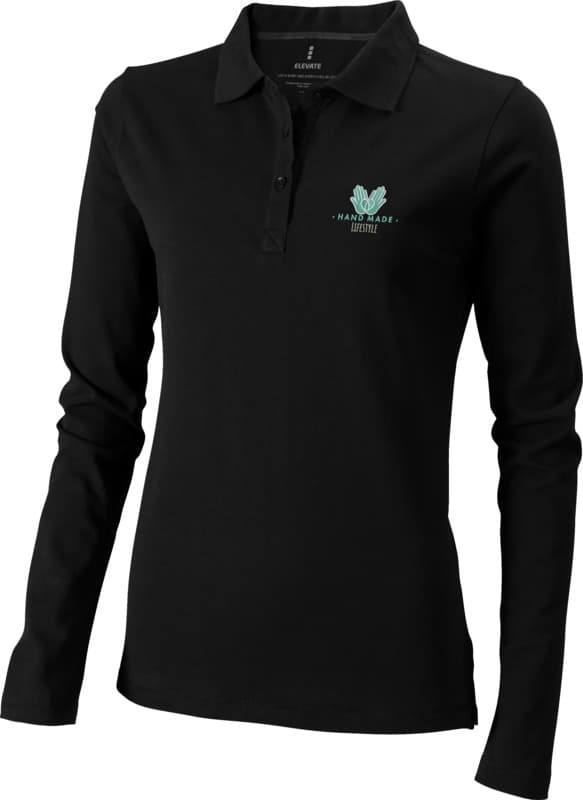 Oakville long sleeve women's polo 31