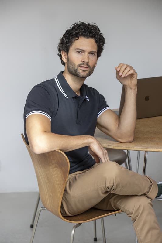 Amarago short sleeve men's tipping polo 32