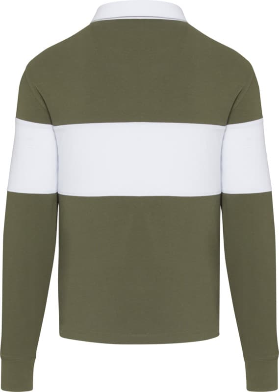 Clyde unisex organic rugby polo sweatshirt 28