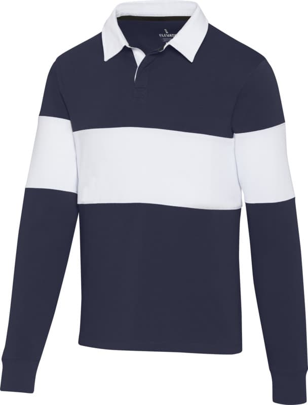Clyde unisex organic rugby polo sweatshirt 31