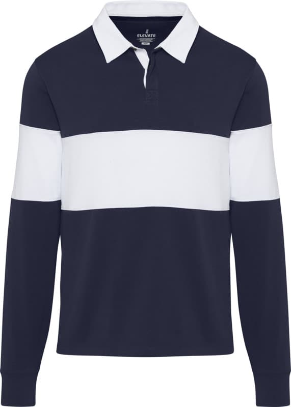 Clyde unisex organic rugby polo sweatshirt 32
