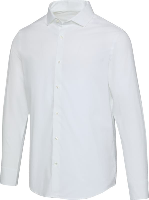 Carnelian poplin men's shirt 1