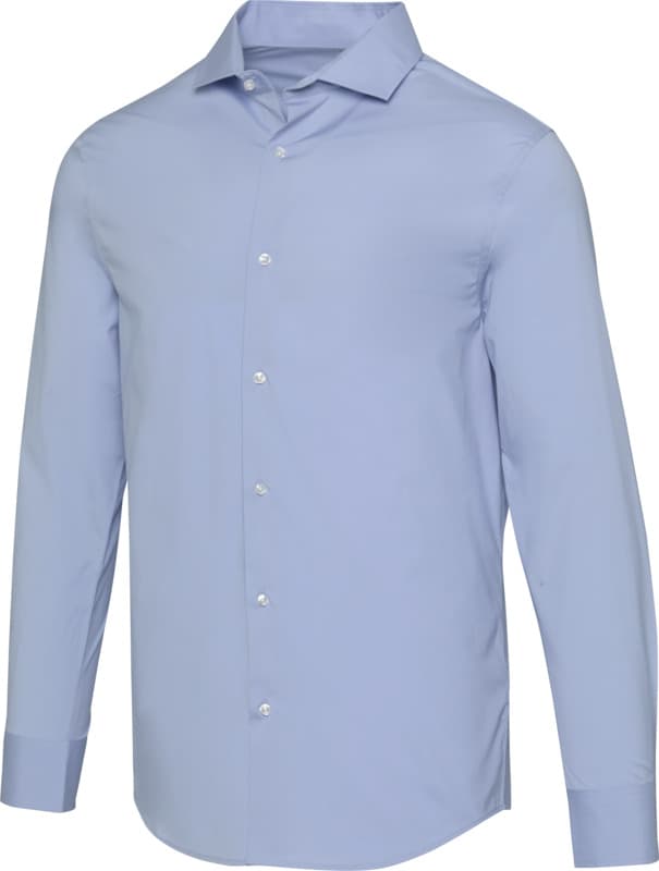 Carnelian poplin men's shirt 6