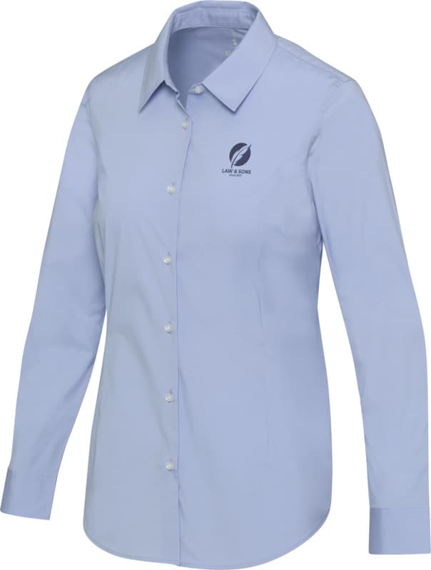 Carnelian poplin women's shirt 10