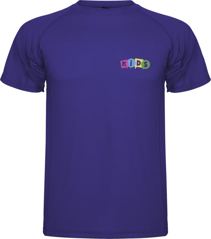 Montecarlo short sleeve kids sports t-shirt 27