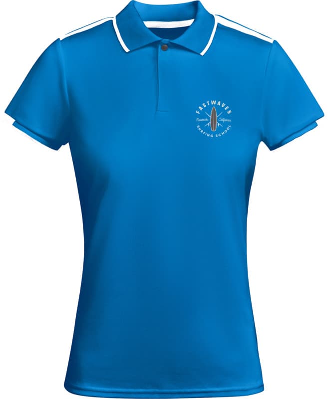 Tamil short sleeve women's sports polo 3